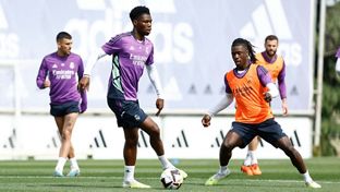 Last training session prior to hosting Rayo Vallecano