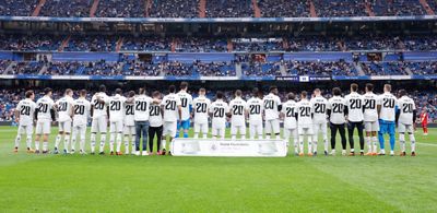 homenaje del santiago bernabéu a vinicius júnior