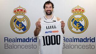 Llull makes his 1,000th Real Madrid appearance