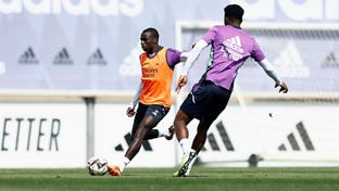 O Real Madrid prepara o jogo contra o Sevilha