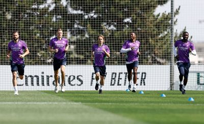 entrenamiento del real madrid