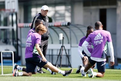 entrenamiento del real madrid