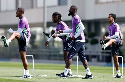 entrenamiento del real madrid