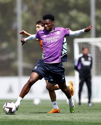 entrenamiento del real madrid