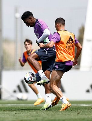 entrenamiento del real madrid