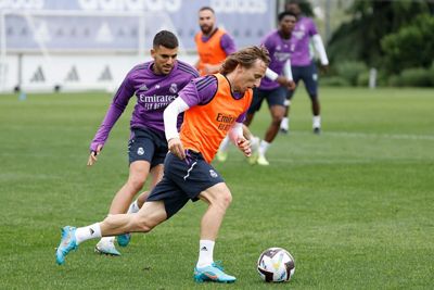 entrenamiento del real madrid