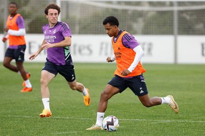 entrenamiento del real madrid