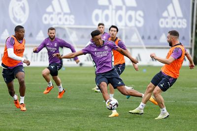 entrenamiento del real madrid