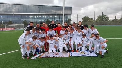 El Infantil B, campeón del Grupo 1 de la División de Honor