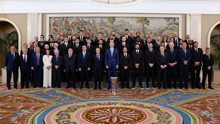 El rey Felipe VI recibió al campeón de Europa