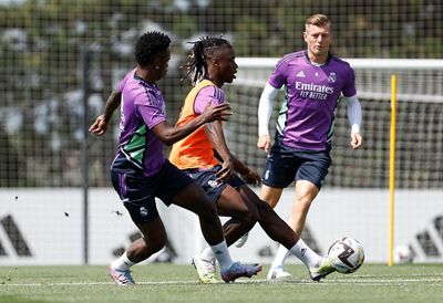 entrenamiento del real madrid