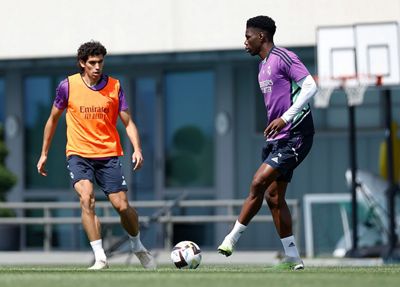 entrenamiento del real madrid
