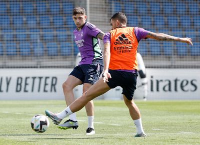 entrenamiento del real madrid