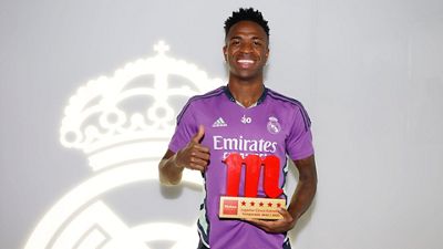 Vini Jr. Jugador Cinco Estrellas Mahou de la temporada