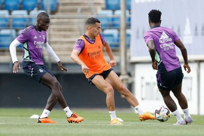 entrenamiento del real madrid