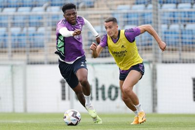 entrenamiento del real madrid