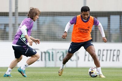 entrenamiento del real madrid