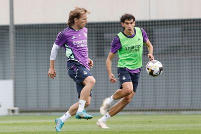 entrenamiento del real madrid