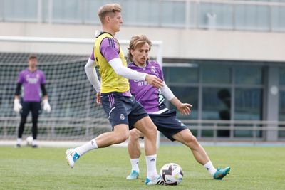 entrenamiento del real madrid