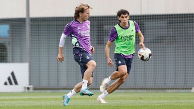 O Real Madrid continua a preparar o jogo contra o Athletic Club