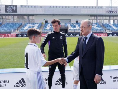 el presidente con la cantera