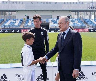 el presidente con la cantera