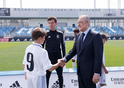 el presidente con la cantera