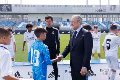 el presidente con la cantera