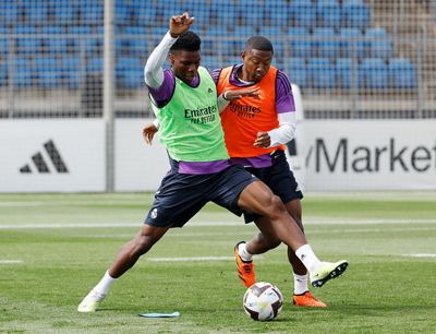 entrenamiento del real madrid