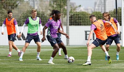 entrenamiento del real madrid