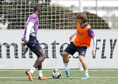 entrenamiento del real madrid