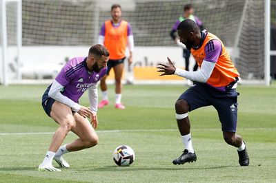 entrenamiento del real madrid