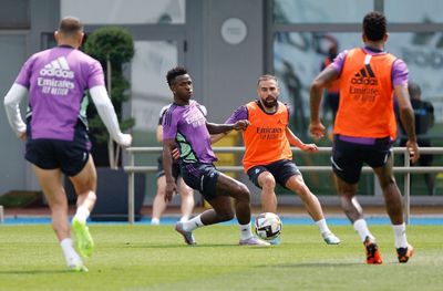 entrenamiento del real madrid