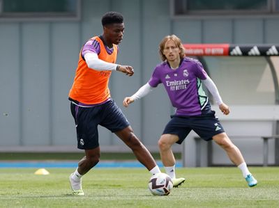 entrenamiento del real madrid