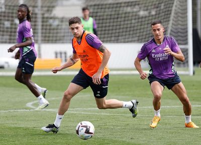 entrenamiento del real madrid