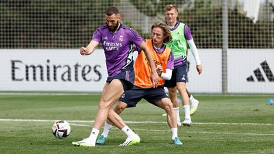 Another day's training at Real Madrid City