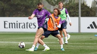 Another day's training at Real Madrid City