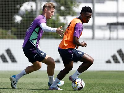 entrenamiento del real madrid