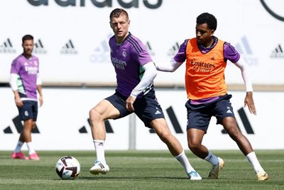 entrenamiento del real madrid