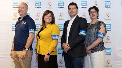 Casillas unveils the results of the partnership between the Real Madrid Foundation and Abbott against malnutrition