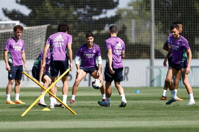 entrenamiento del real madrid