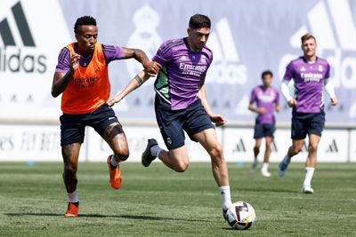 entrenamiento del real madrid