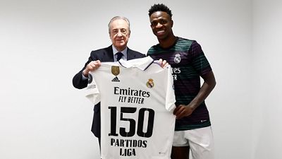 Vini Jr. reaches 150-league-game milestone