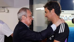 Florentino Pérez congratulated Castilla for reaching the promotion playoff final