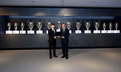 presentación de fran garcía como jugador del real madrid