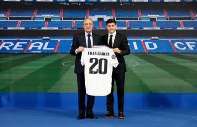 presentación de fran garcía como jugador del real madrid