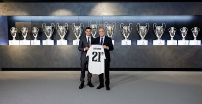 presentación de brahim díaz como jugador del real madrid