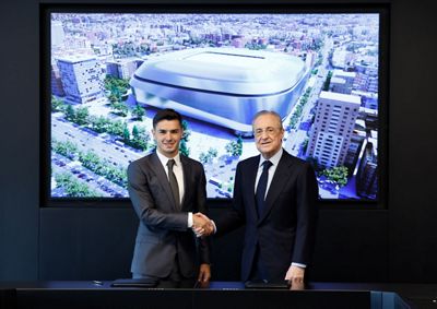 presentación de brahim díaz como jugador del real madrid