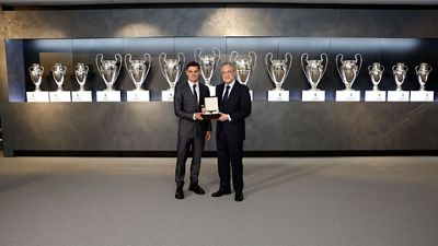 presentación de brahim díaz como jugador del real madrid