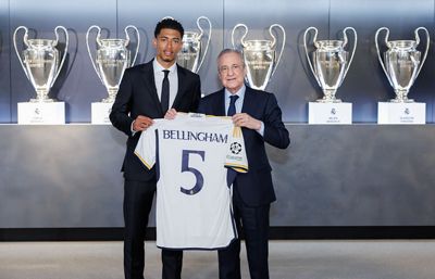 presentación de bellingham como jugador del real madrid